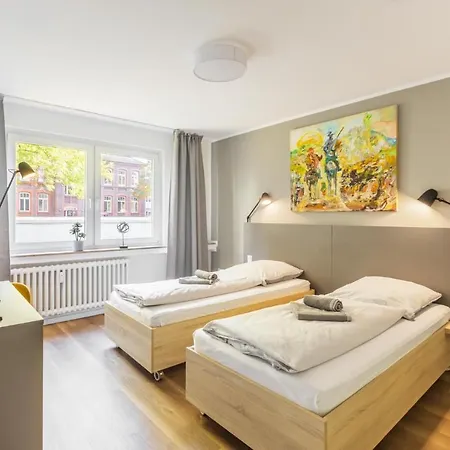 Glück Auf Appartements Am Stadtpark Duisburg Exterior foto