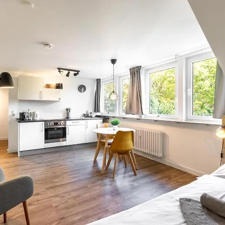 Glück Auf Appartements Am Stadtpark Duisburg Exterior foto