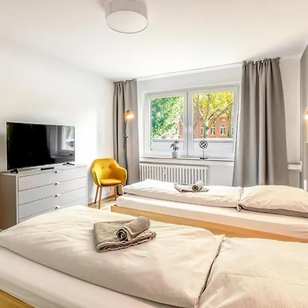Glück Auf Appartements Am Stadtpark Duisburg Exterior foto