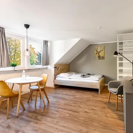 Glück Auf Appartements Am Stadtpark Duisburg Exterior foto
